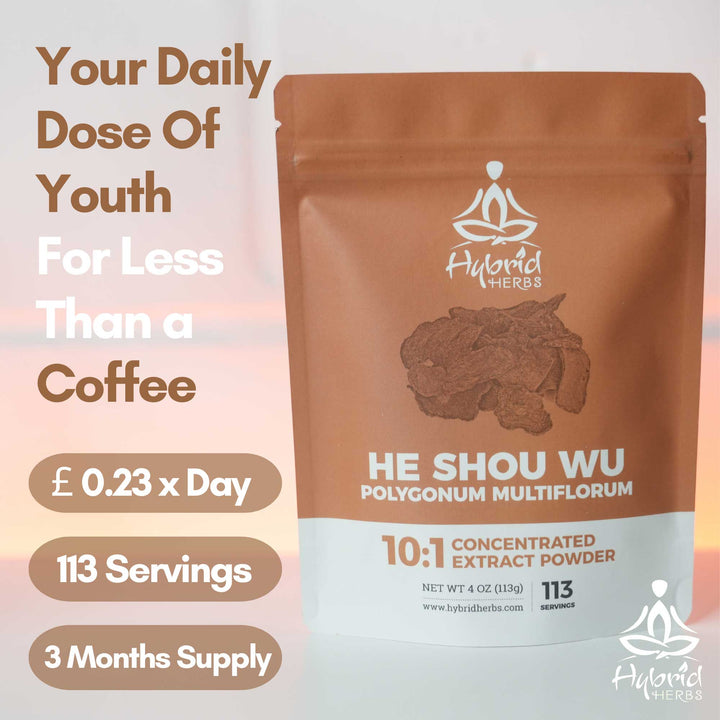 He Shou Wu, Fo-Ti 10:1 Concentrated Extract Powder