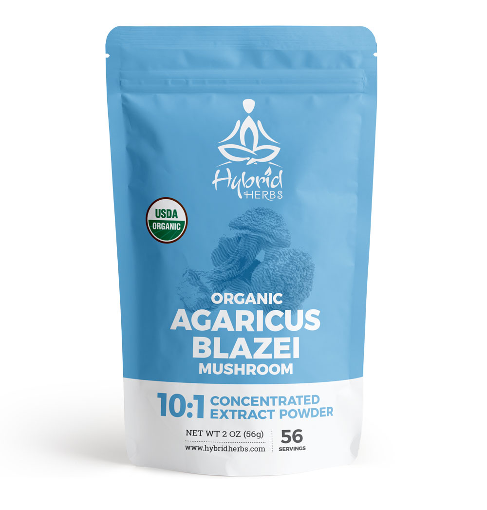 Organic Agaricus Mushroom 10:1 Concentrated Extract Powder