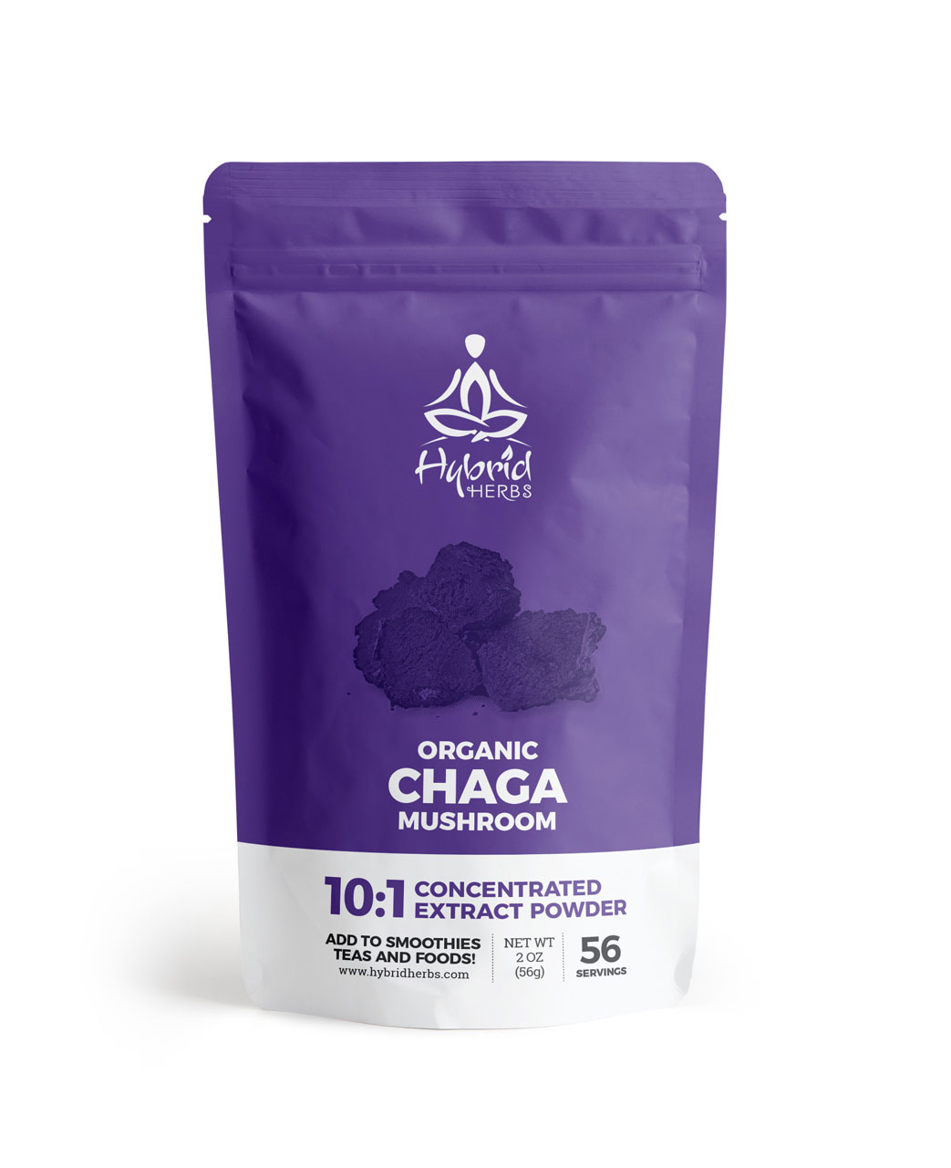 Organic Chaga Mushroom 10:1 Concentrated Extract Powder