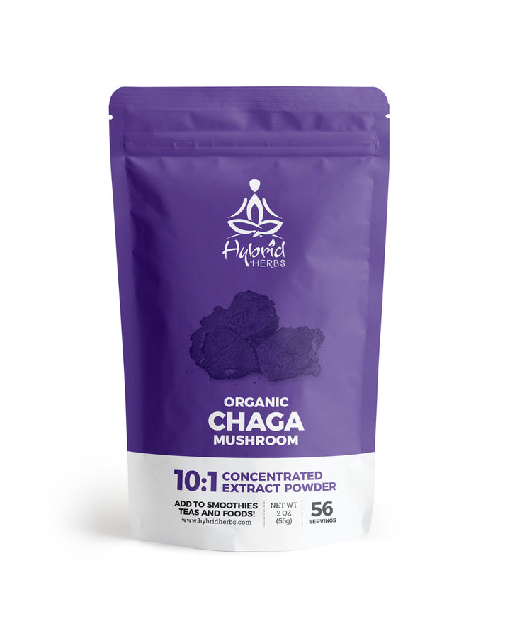 Organic Chaga Mushroom 10:1 Concentrated Extract Powder