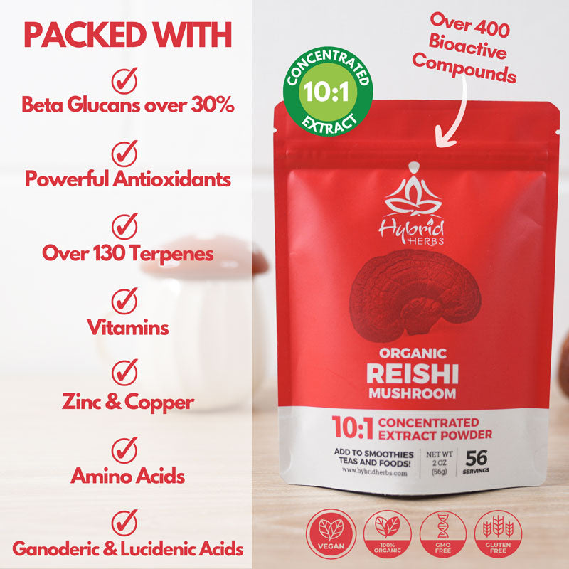Organic Duanwood Reishi 10:1 Concentrated Extract Powder